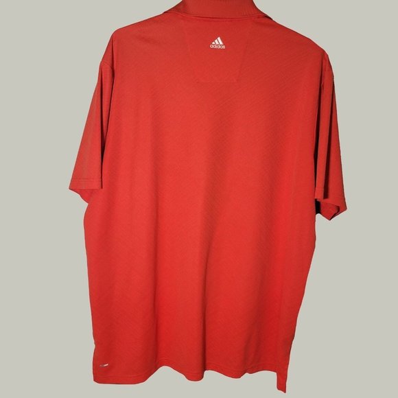 Adidas Golf Men's Clima Polo Golf Shirt  Orange  Size 2XL - Picture 3 of 4